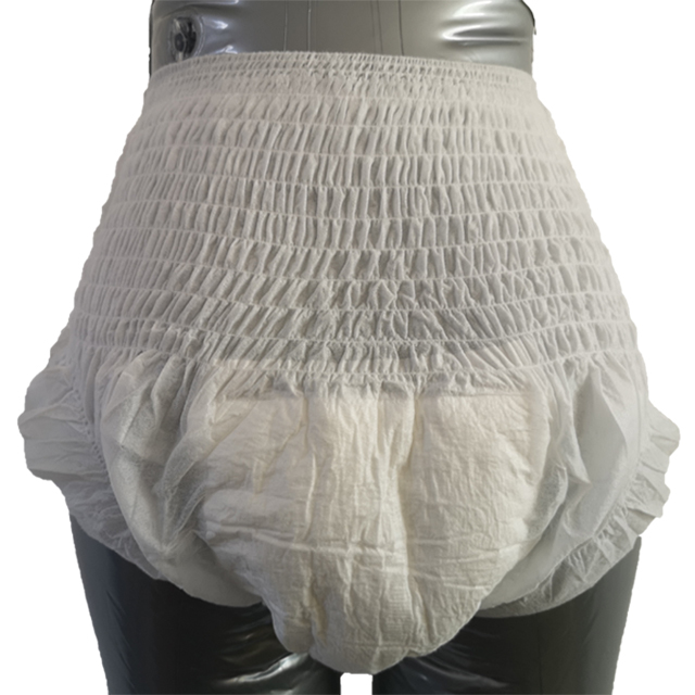 Front view of adult pull-up diaper